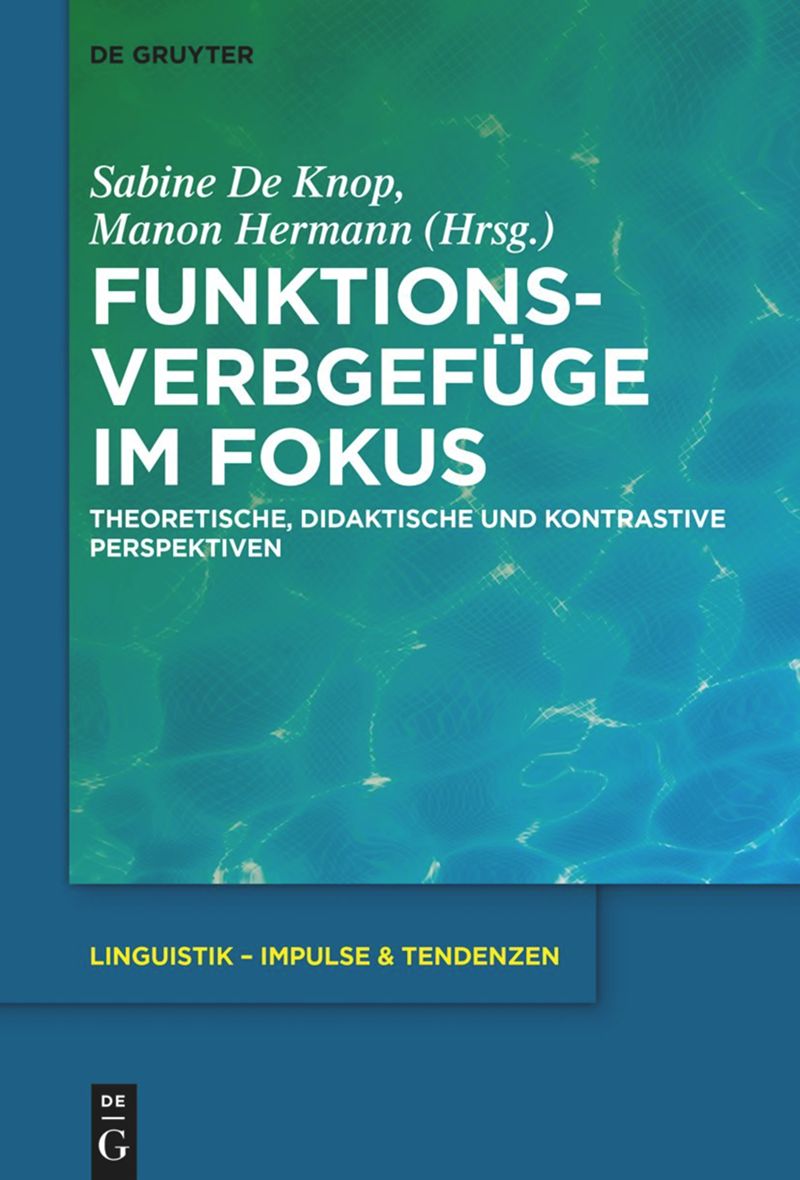 book: Funktionsverbgefüge im Fokus