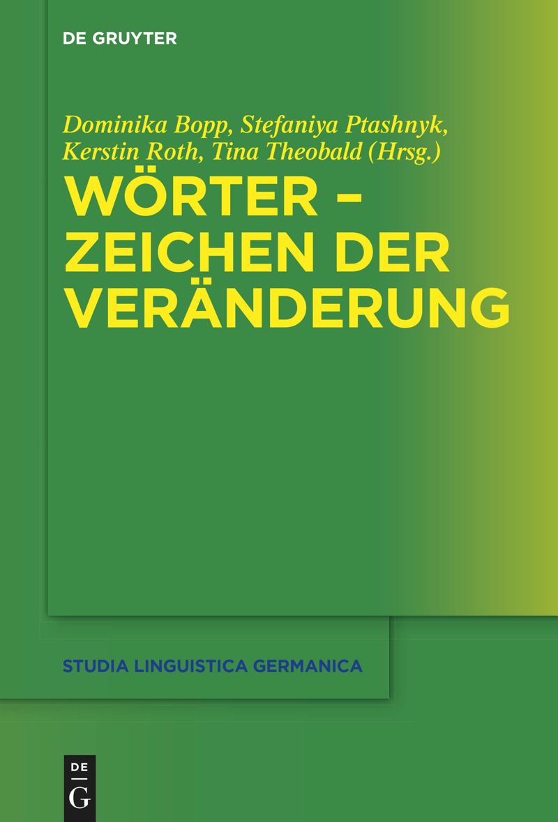 book: Wörter – Zeichen der Veränderung