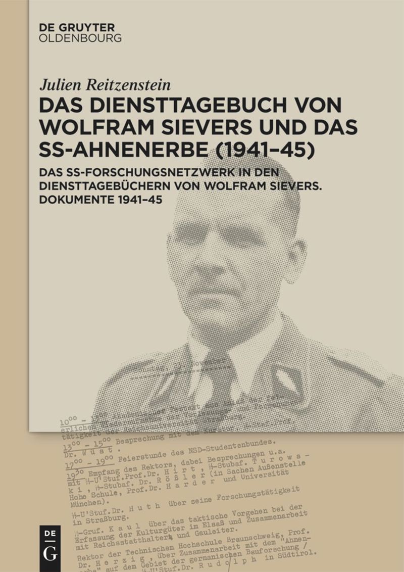 book: Das Diensttagebuch von Wolfram Sievers und das SS-Ahnenerbe (1941–45)