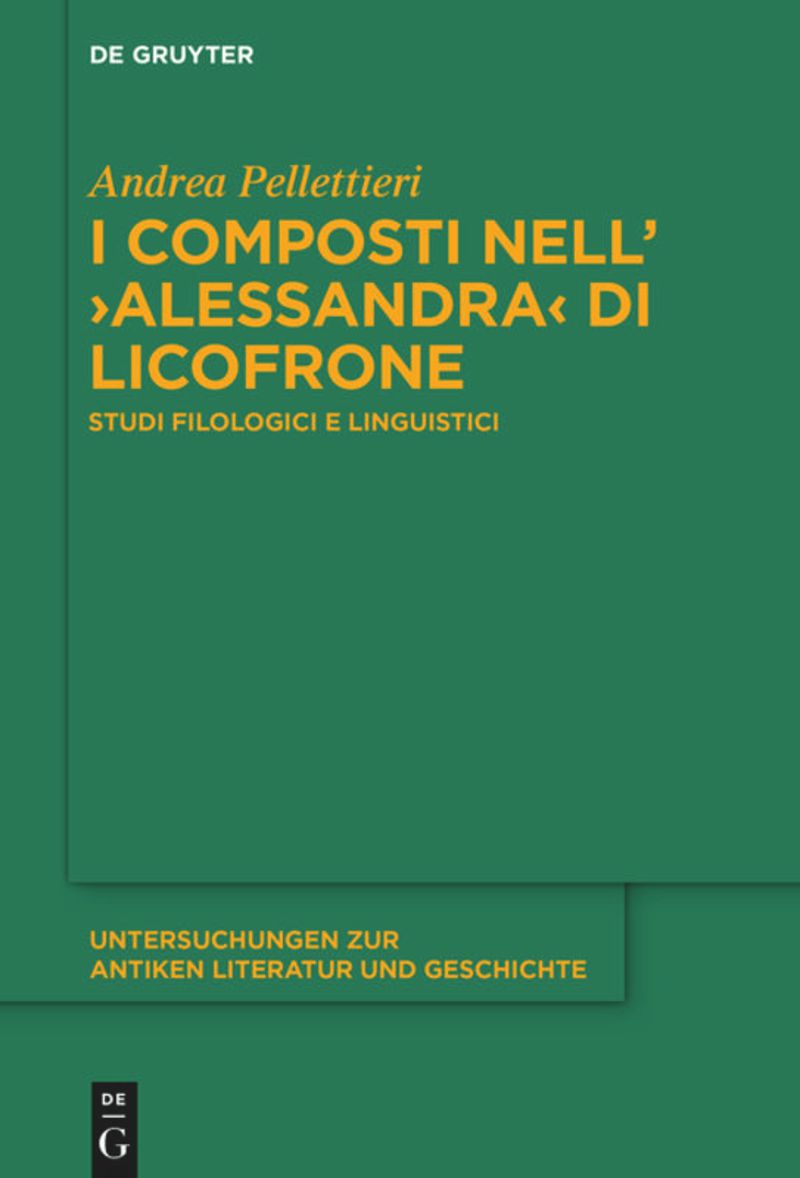 book: I composti nell’›Alessandra‹ di Licofrone