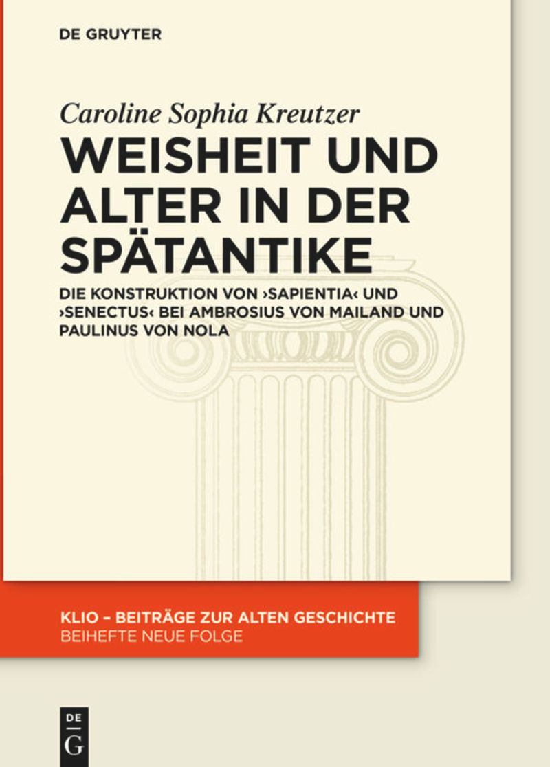 book: Weisheit und Alter in der Spätantike