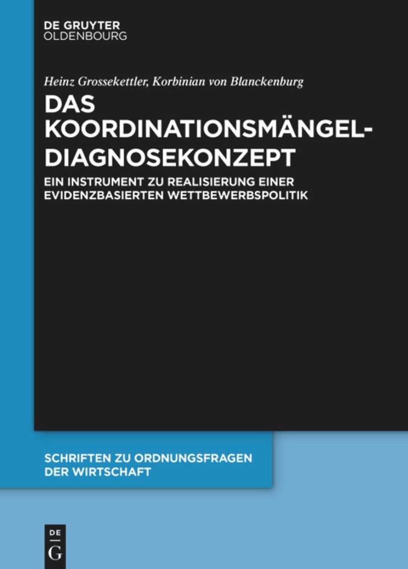 book: Das Koordinationsmängel-Diagnosekonzept