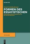 book: Formen des Essayistischen