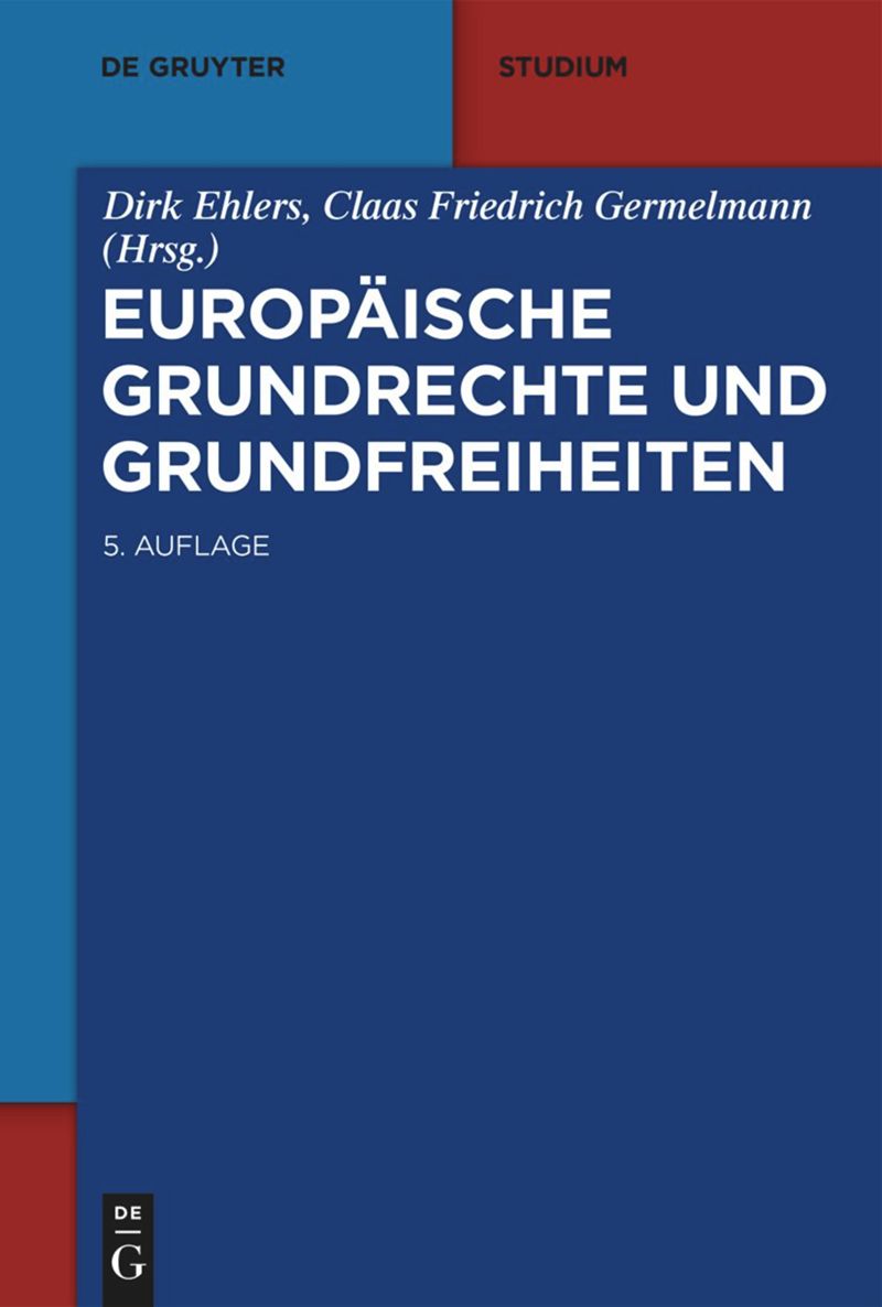 book: Europäische Grundrechte und Grundfreiheiten