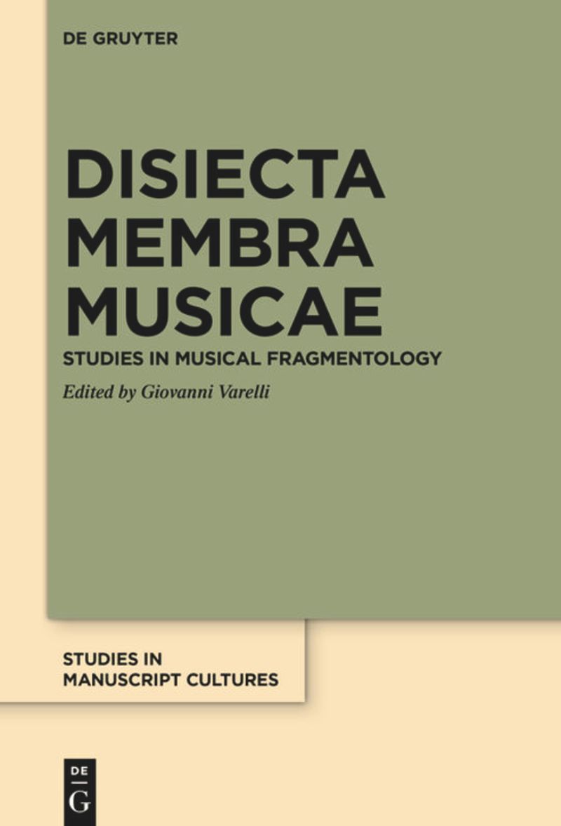 book: Disiecta Membra Musicae