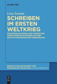 book: Schreiben im Ersten Weltkrieg