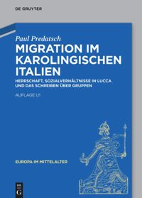 book: Migration im karolingischen Italien