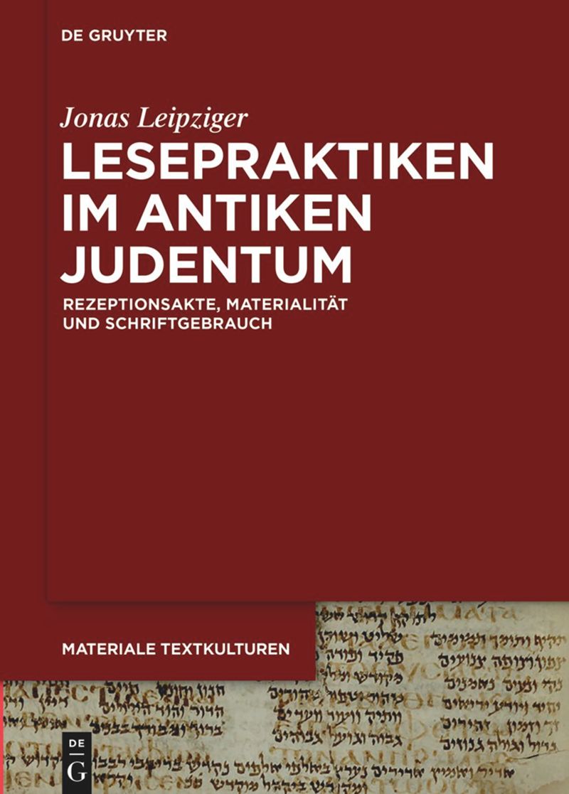 book: Lesepraktiken im antiken Judentum