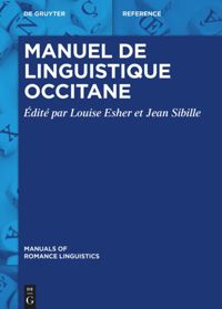book: Manuel de linguistique occitane