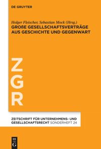 book: Große Gesellschaftsverträge aus Geschichte und Gegenwart