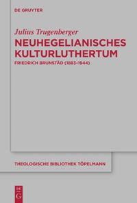 book: Neuhegelianisches Kulturluthertum