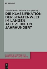 book: Die Klassifikation der Staatenwelt im langen achtzehnten Jahrhundert