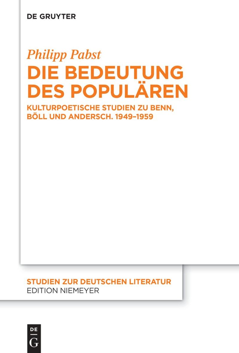 book: Die Bedeutung des Populären