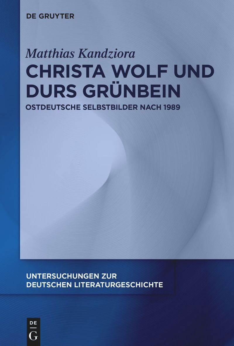 book: Christa Wolf und Durs Grünbein