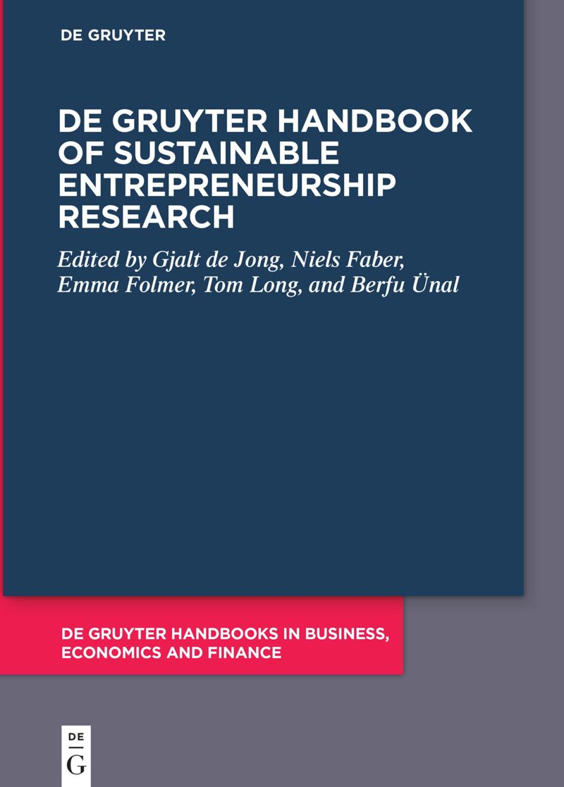 book: De Gruyter Handbook of Sustainable Entrepreneurship Research
