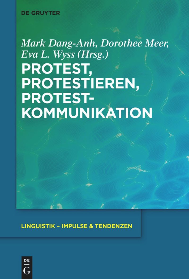 book: Protest, Protestieren, Protestkommunikation