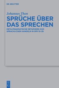 book: Sprüche über das Sprechen