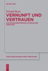 book: Vernunft und Vertrauen