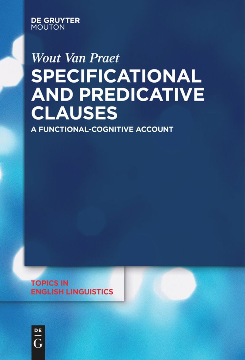 book: Specificational and Predicative Clauses