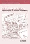 book: Städtische Erfahrung in deutsch-jüdischen Selbstzeugnissen aus Breslau im ‚Dritten Reich‘