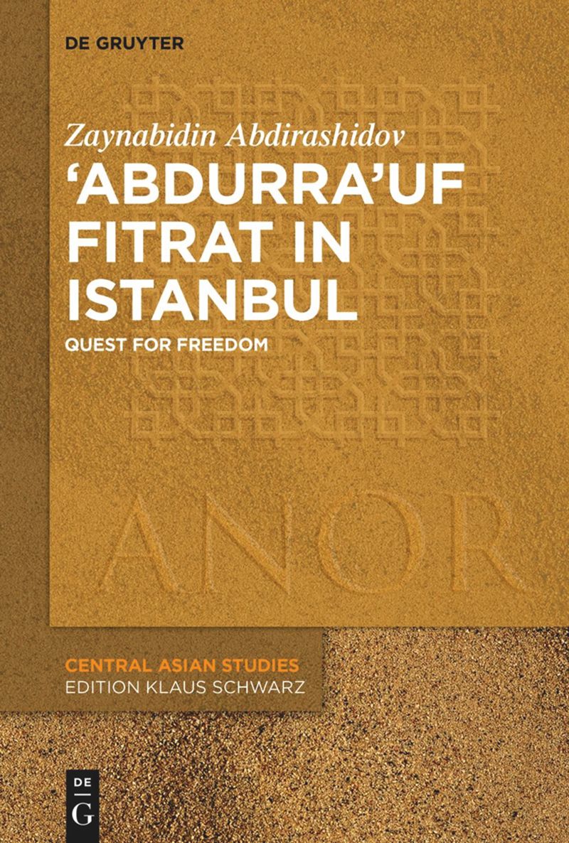book: ‘Abdurra’uf Fitrat in Istanbul