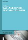 book: Das ›Anegenge‹ – Text und Studien