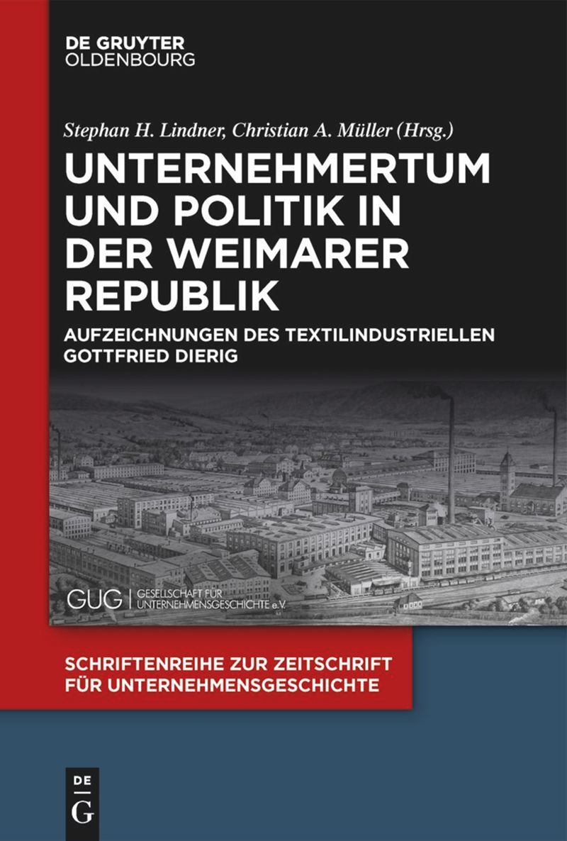 book: Unternehmertum und Politik in der Weimarer Republik