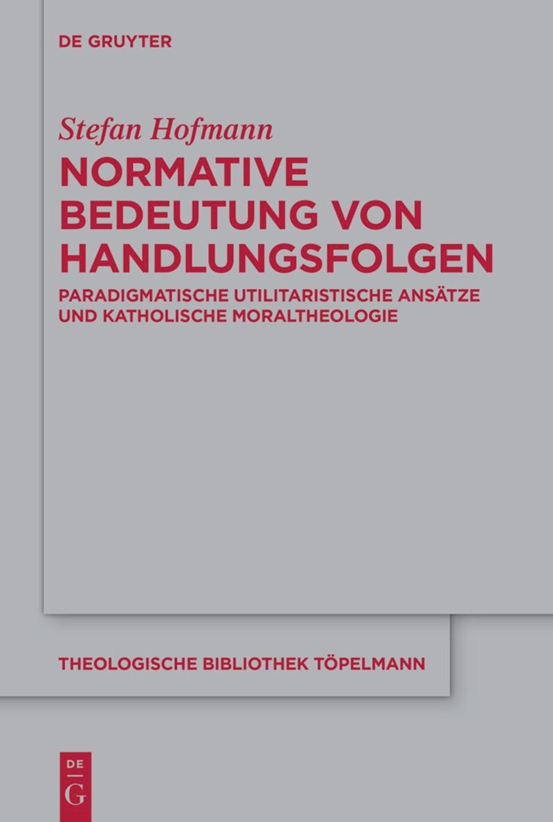 book: Normative Bedeutung von Handlungsfolgen