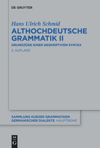 book: Althochdeutsche Grammatik II