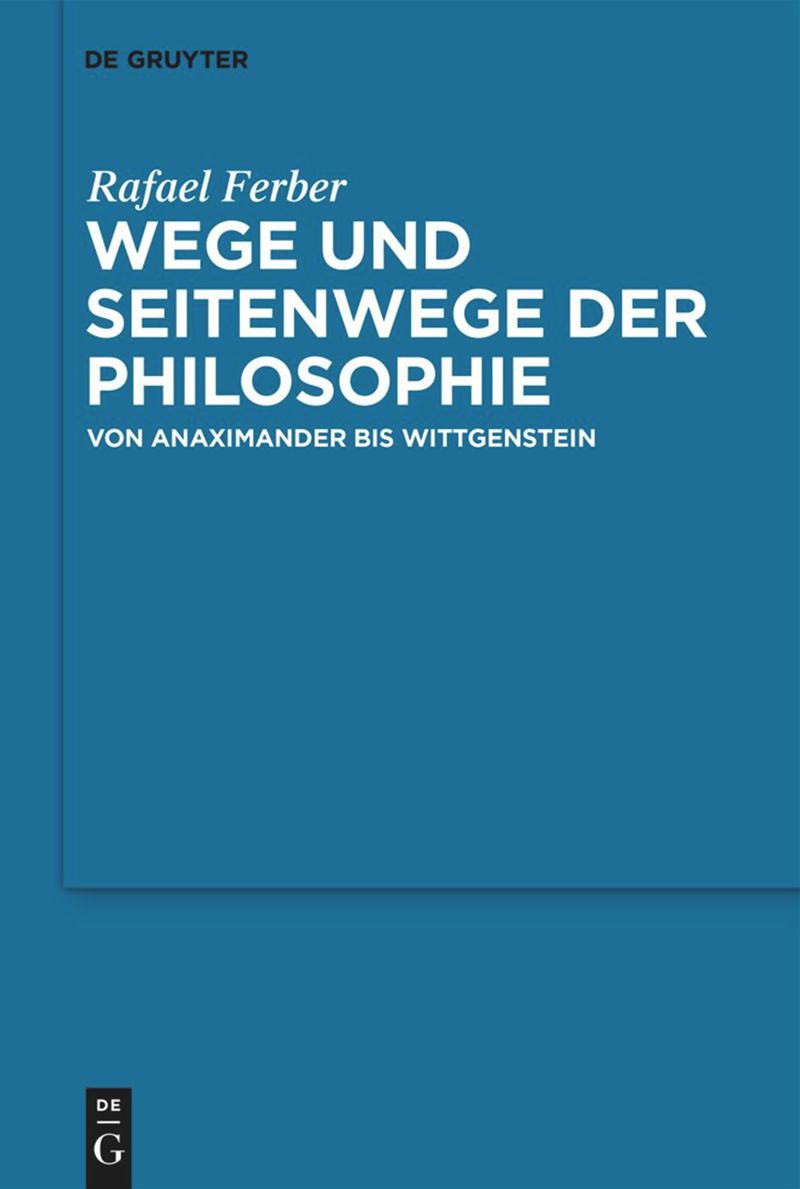 book: Wege und Seitenwege der Philosophie
