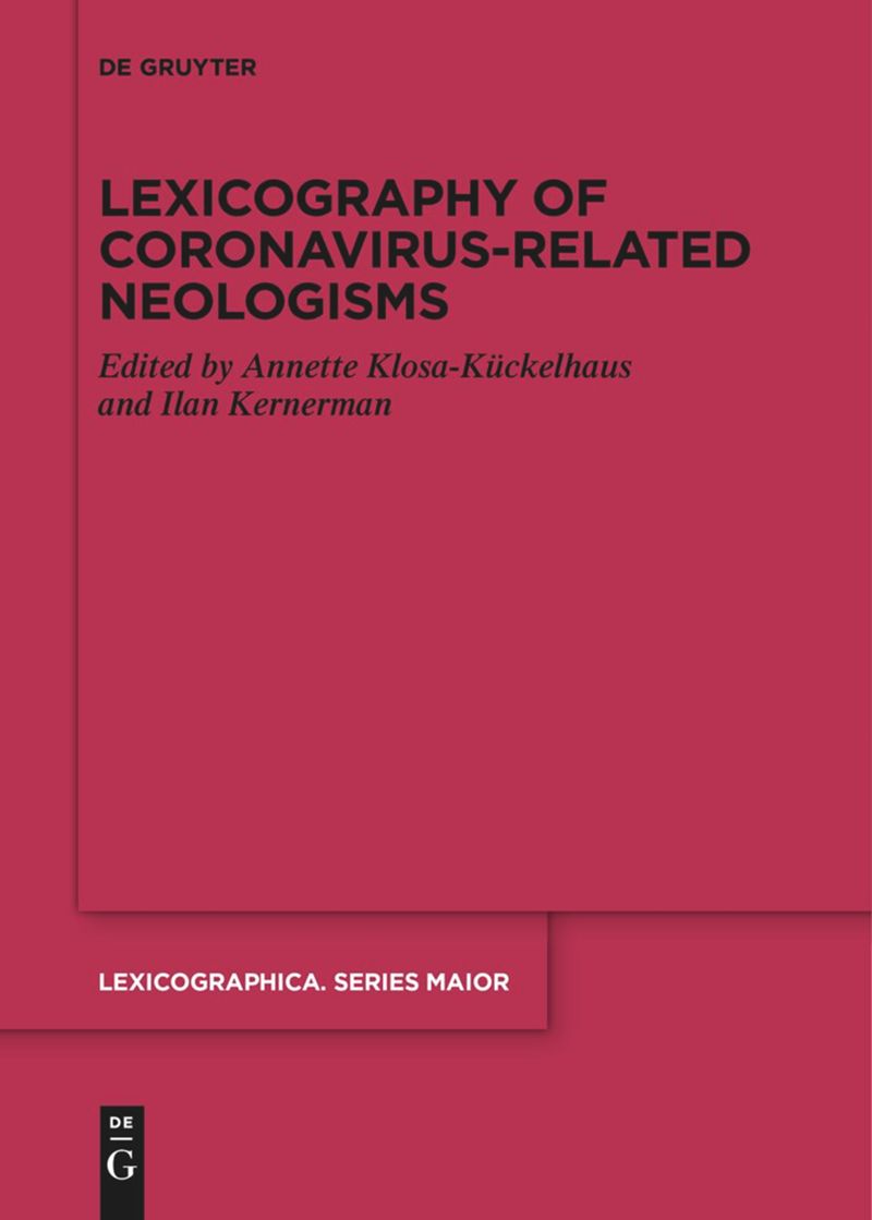 book: Lexicography of Coronavirus-related Neologisms