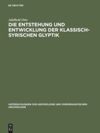 book: Die Entstehung und Entwicklung der Klassisch-Syrischen Glyptik