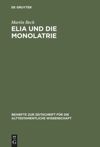 book: Elia und die Monolatrie