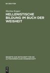 book: Hellenistische Bildung im Buch der Weisheit
