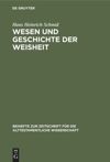 book: Wesen und Geschichte der Weisheit