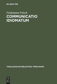 book: Communicatio idiomatum
