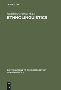 book: Ethnolinguistics