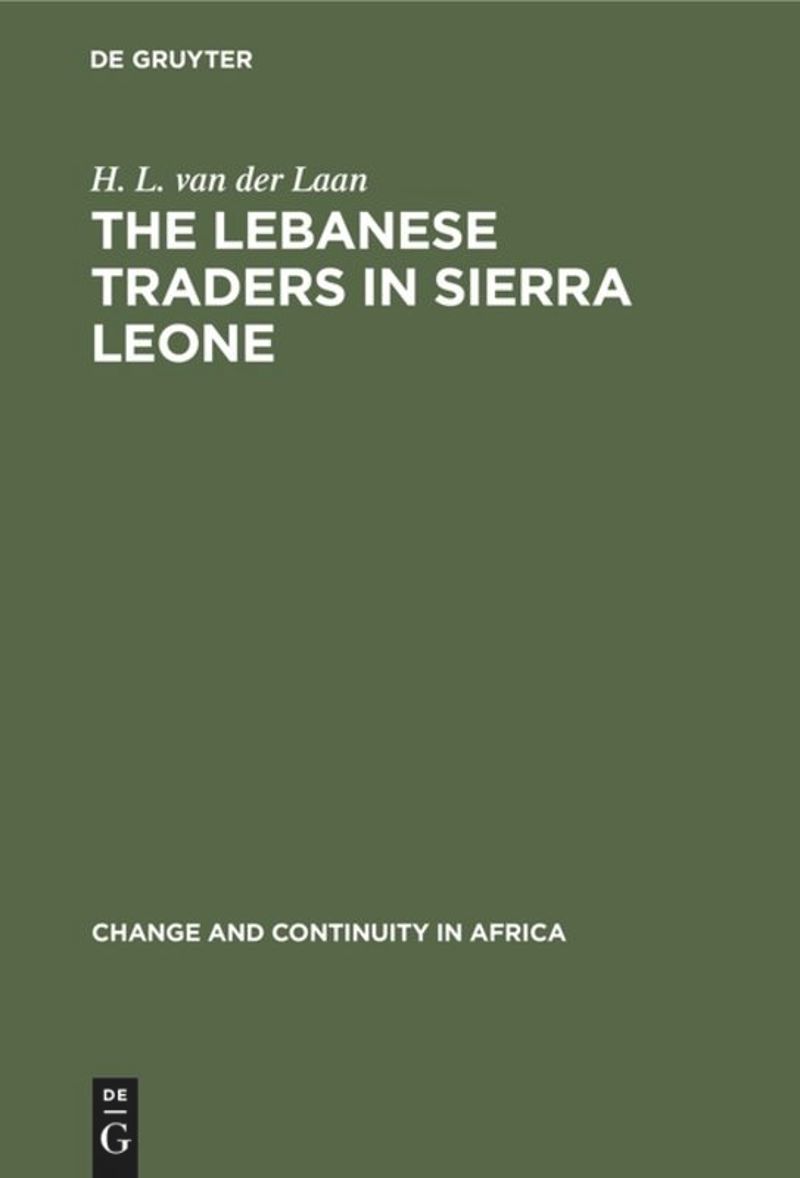 book: The Lebanese Traders in Sierra Leone