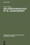 book: Die Dorotheenstadt im 19. Jahrhundert