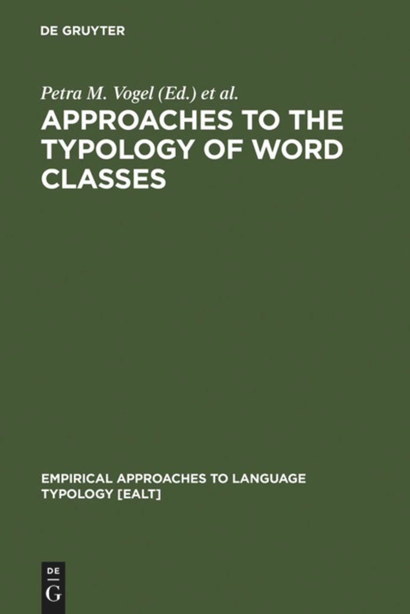 book: Approaches to the Typology of Word Classes