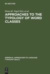 book: Approaches to the Typology of Word Classes