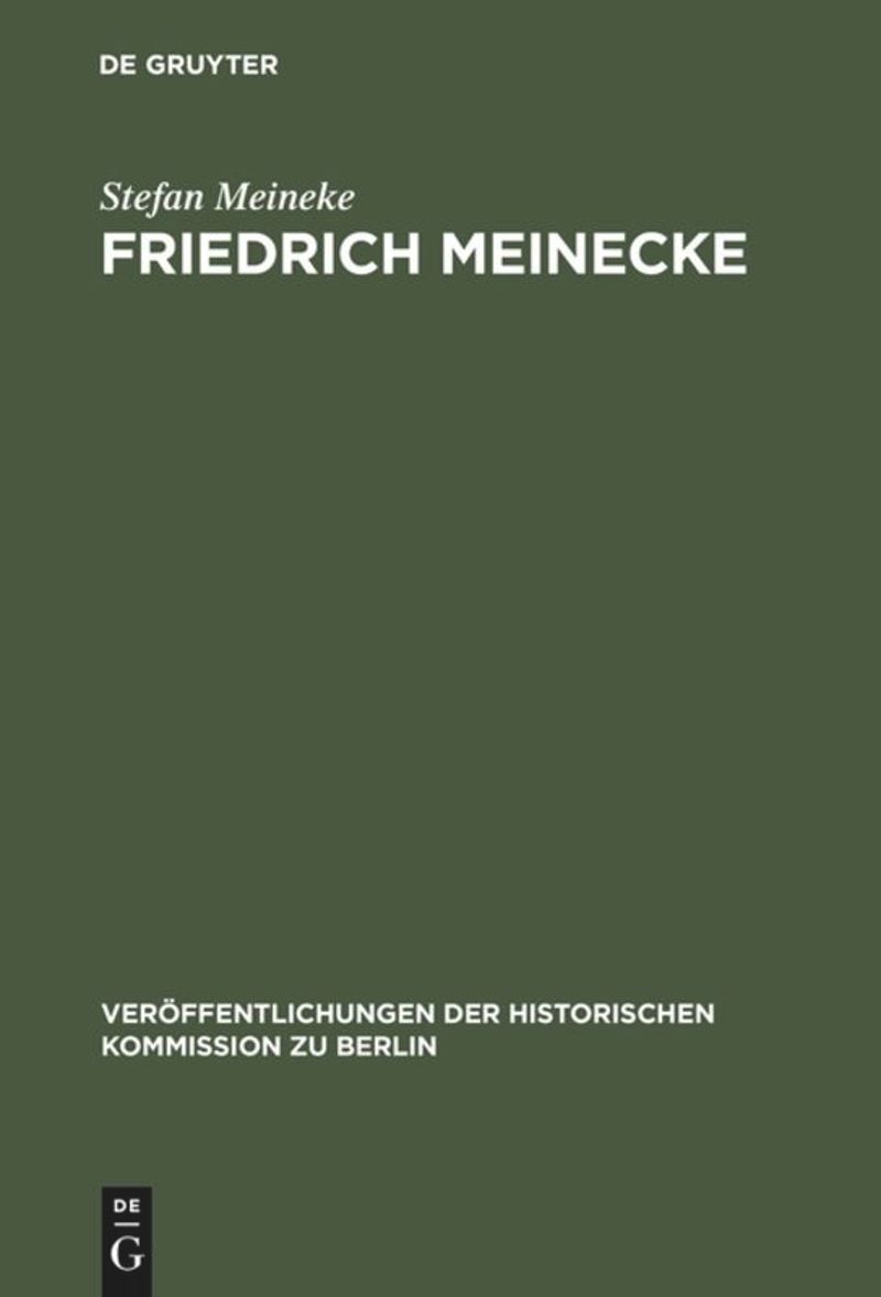 book: Friedrich Meinecke
