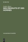 book: Des produits et des hommes