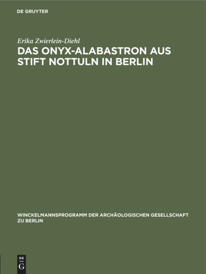 book: Das Onyx-Alabastron aus Stift Nottuln in Berlin