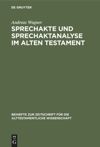 book: Sprechakte und Sprechaktanalyse im Alten Testament