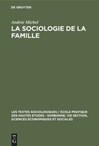 book: La sociologie de la famille