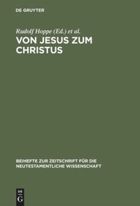 book: Von Jesus zum Christus
