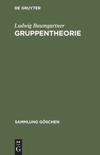book: Gruppentheorie