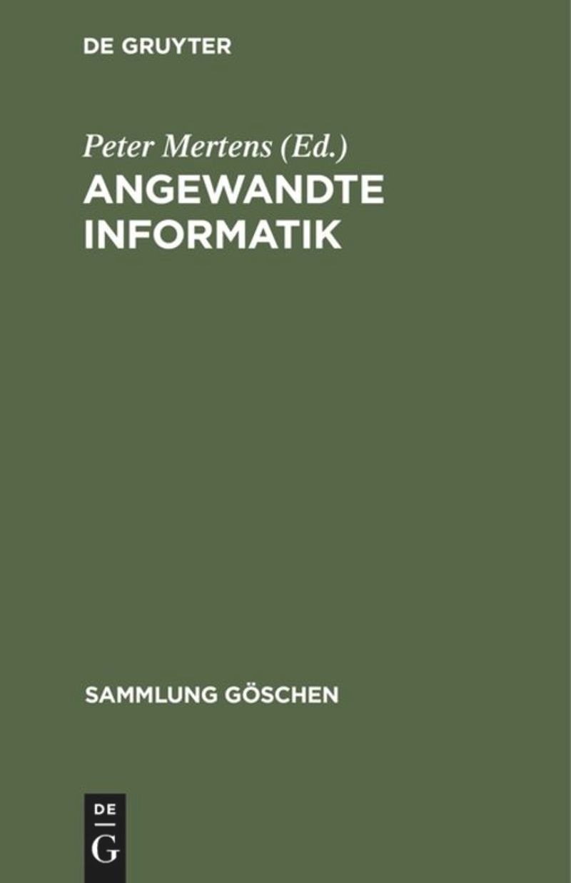book: Angewandte Informatik