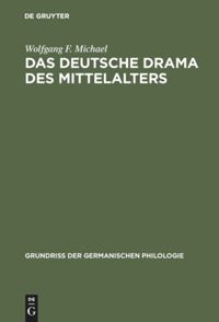 book: Das deutsche Drama des Mittelalters